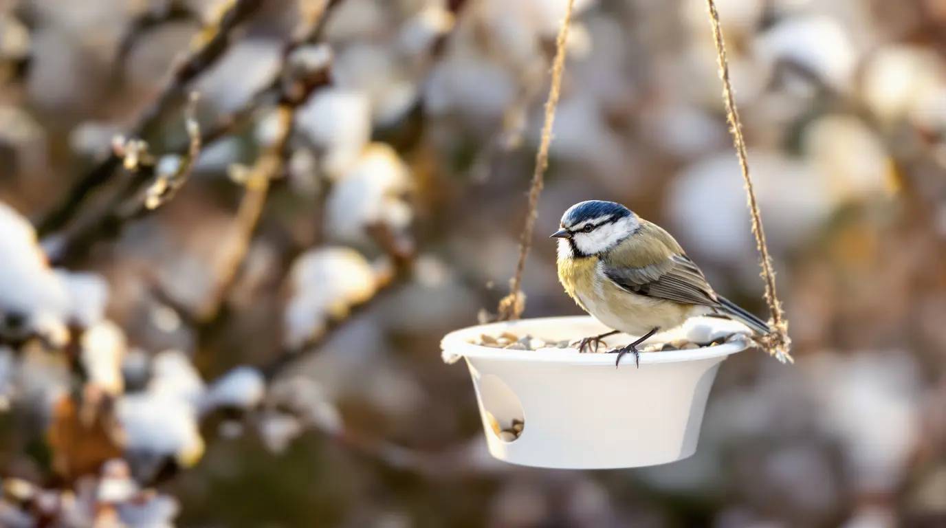 Arrêtez de jeter ce petit pot en plastique : il devient la mangeoire préférée des oiseaux cet hiver Arrêtez de jeter ce petit pot en plastique : il devient la mangeoire préférée des oiseaux cet hiver